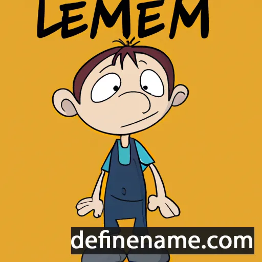 cartoon of the name Lemuel