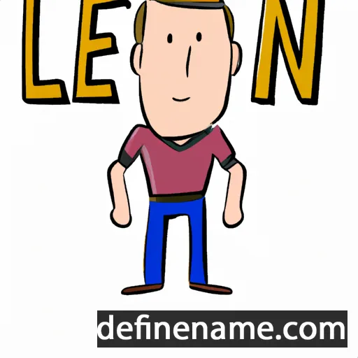 cartoon of the name Len