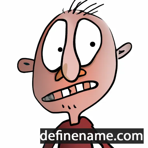 cartoon of the name Lenart