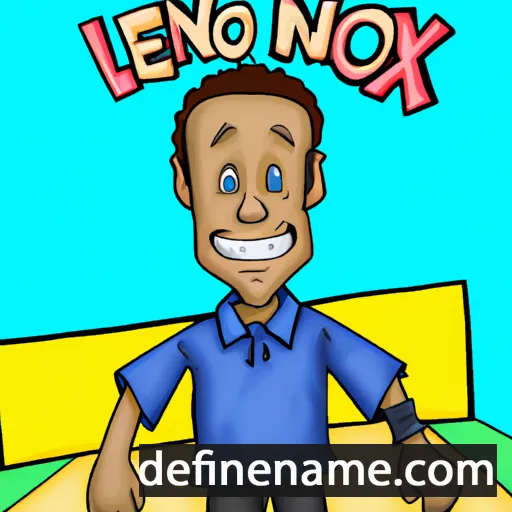 cartoon of the name Lennox