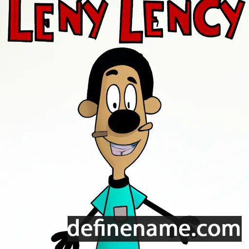 cartoon of the name Lenny