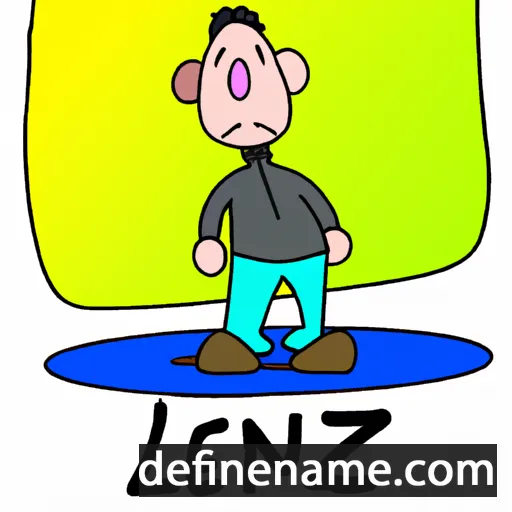 cartoon of the name Lenz