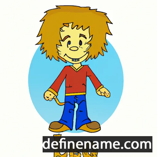 cartoon of the name Leo