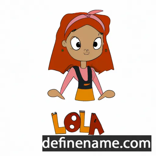 cartoon of the name Leola