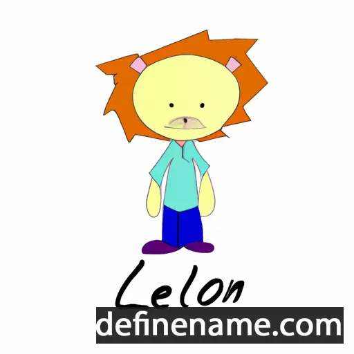 cartoon of the name Leolin