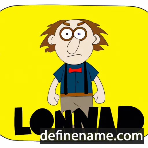 Leonard cartoon