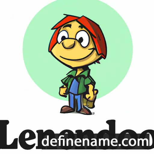 cartoon of the name Leonardo