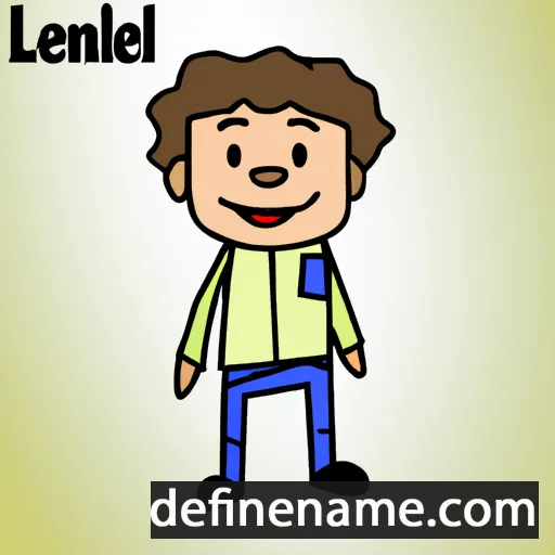 cartoon of the name Leonel