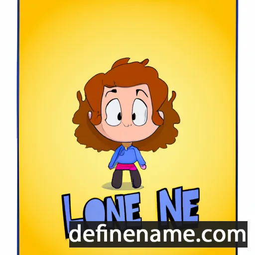 cartoon of the name Leonie