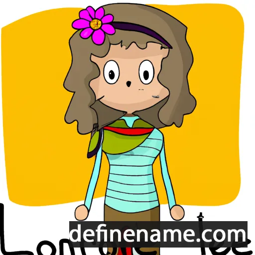 cartoon of the name Leonore