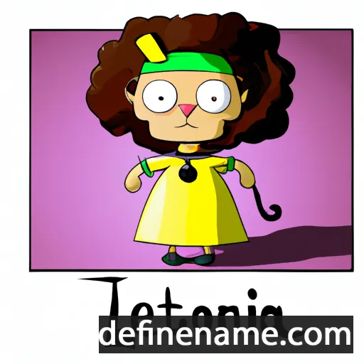 cartoon of the name Leontina