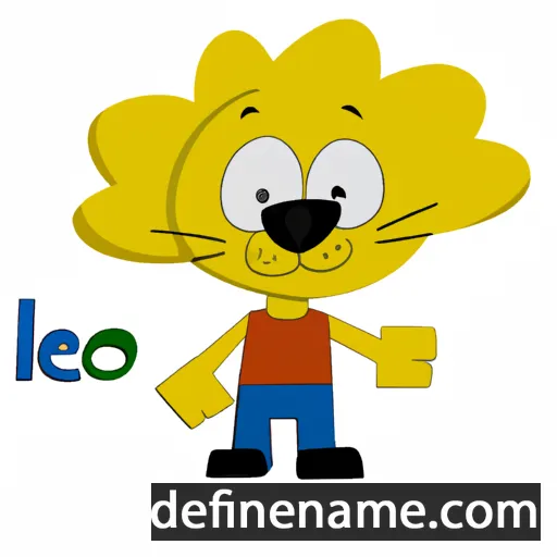 cartoon of the name Leoš