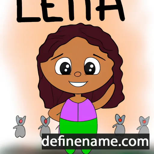 Letícia cartoon