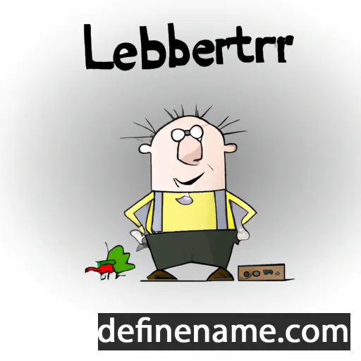 cartoon of the name Leutbert