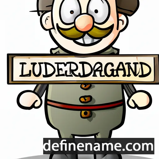 cartoon of the name Leutgard