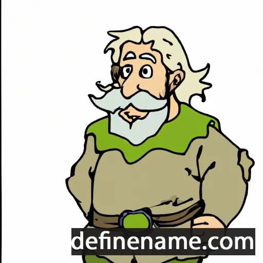 cartoon of the name Leuthar