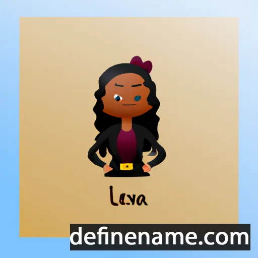 cartoon of the name Levana