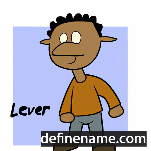 Levar cartoon