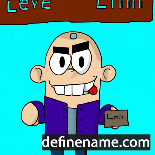 cartoon of the name Levin