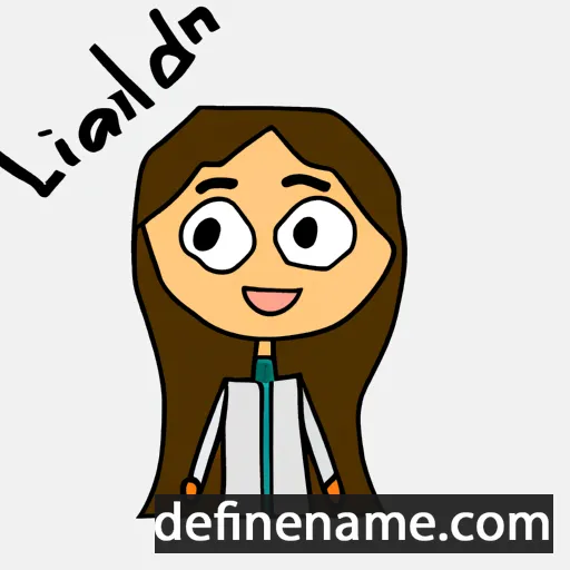 cartoon of the name Líadan