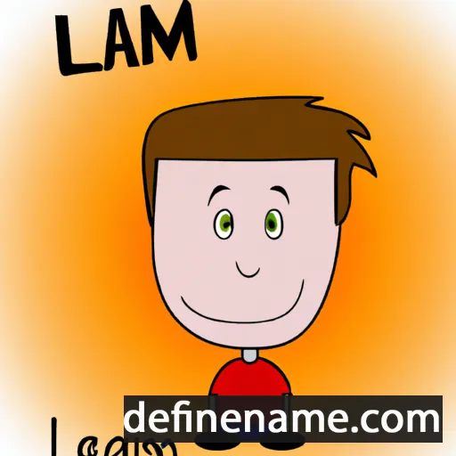 cartoon of the name Liam