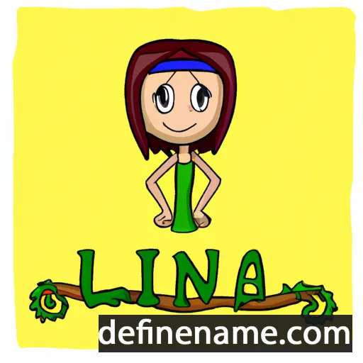 cartoon of the name Liana