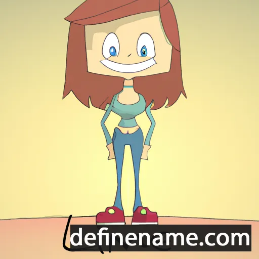 cartoon of the name Liane