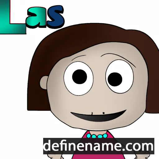 cartoon of the name Lias