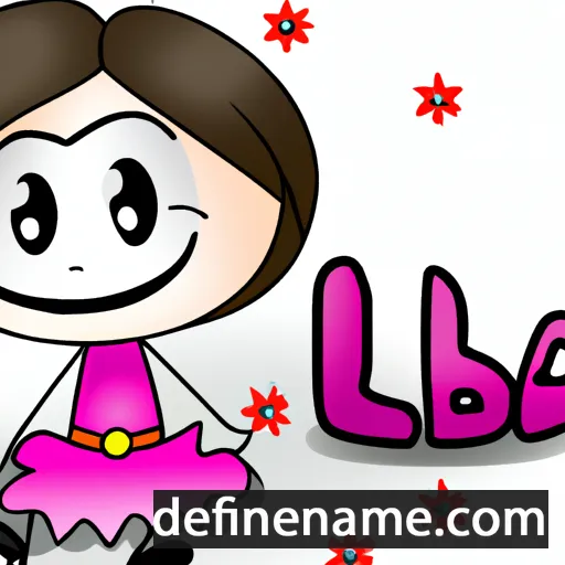 cartoon of the name Liba