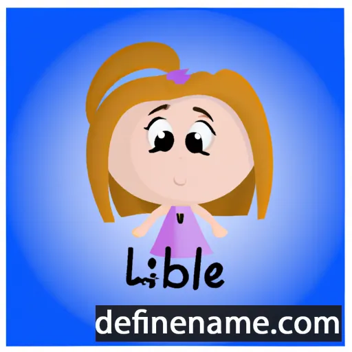 cartoon of the name Libbie