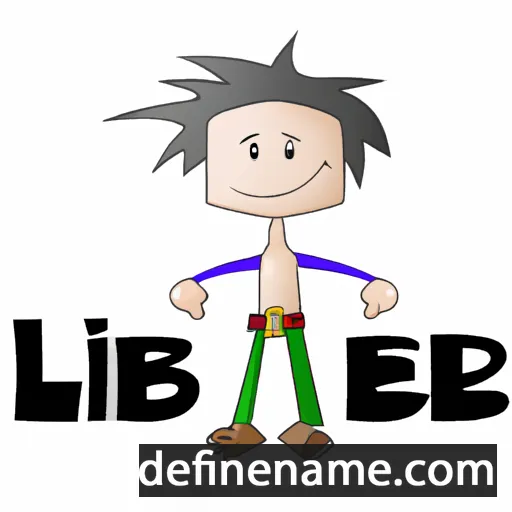 cartoon of the name Liber