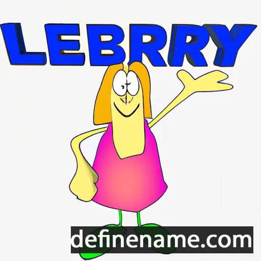 cartoon of the name Liberty