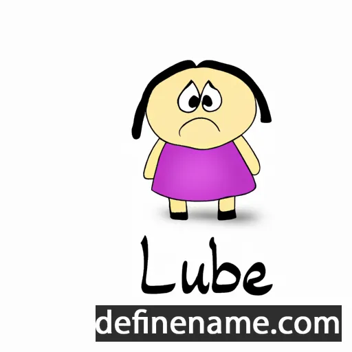 cartoon of the name Libuše