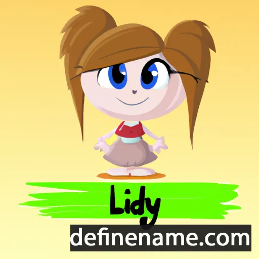 cartoon of the name Liddy