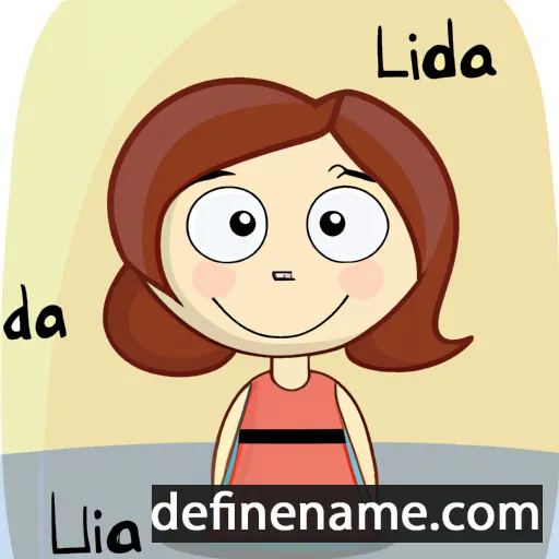 Lidia cartoon