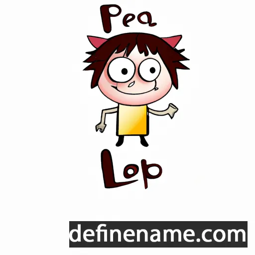 cartoon of the name Liepa