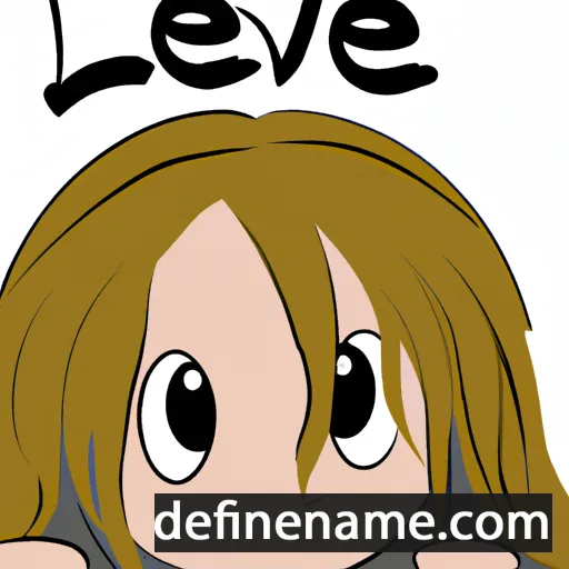 cartoon of the name Lieve