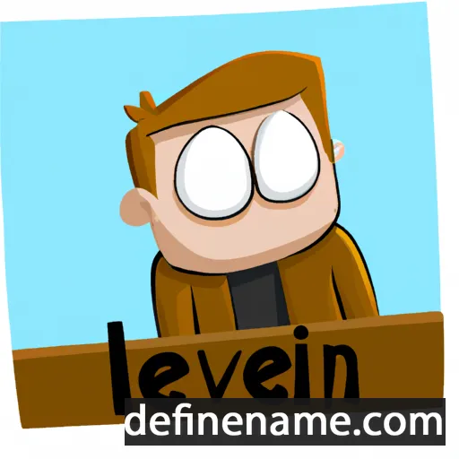 cartoon of the name Lieven