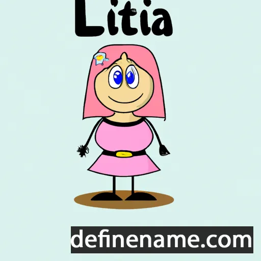 cartoon of the name Ligita