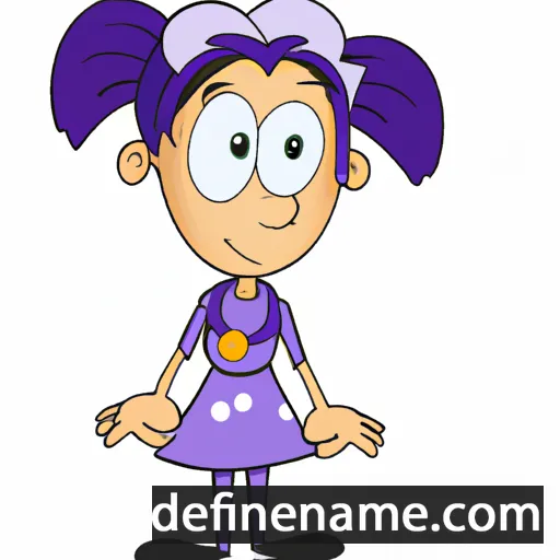 cartoon of the name Lila