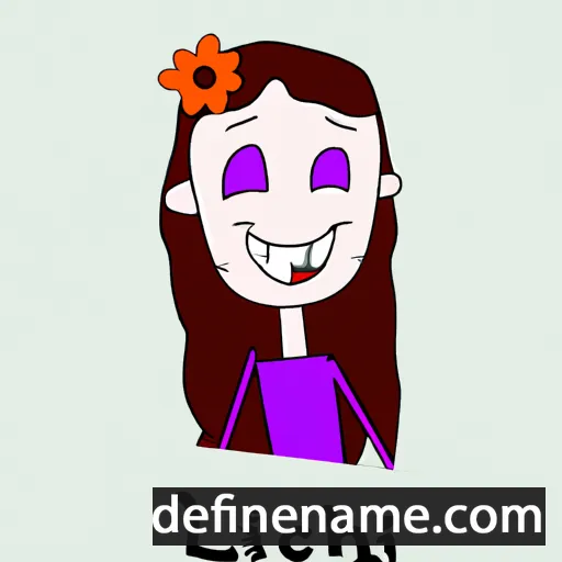 cartoon of the name Lilach