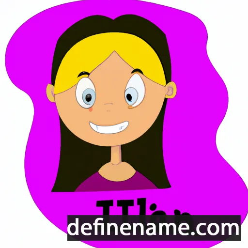 cartoon of the name Lilian