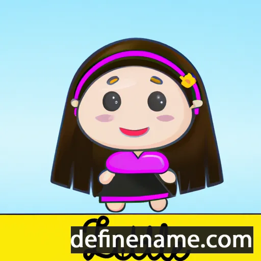 cartoon of the name Lilibeth