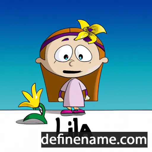 cartoon of the name Lilija