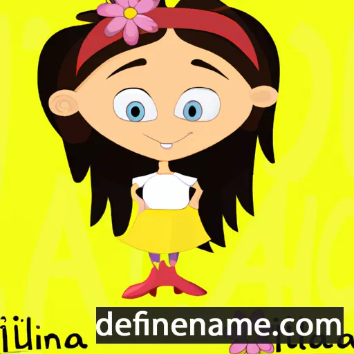 cartoon of the name Lilijana