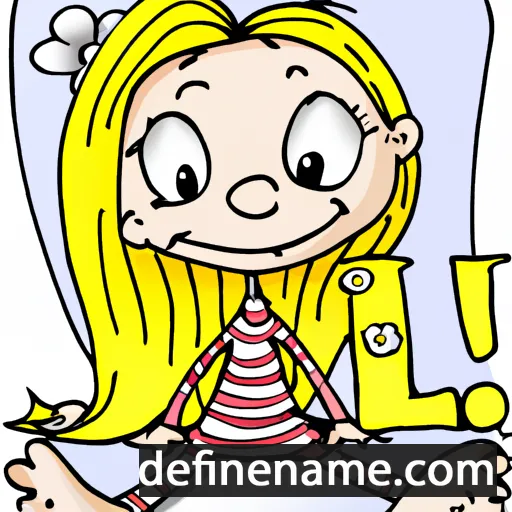 cartoon of the name Lilli