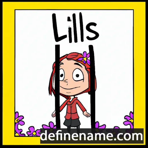 cartoon of the name Lillias