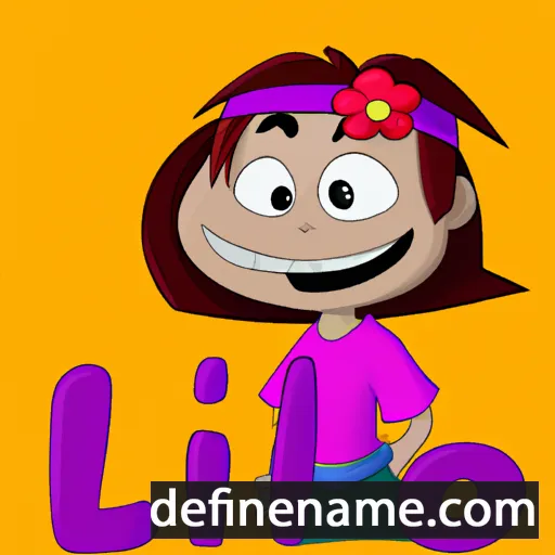 cartoon of the name Lilo