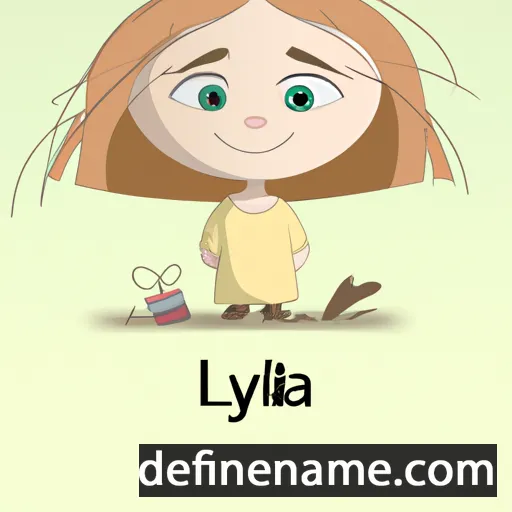 cartoon of the name Lilya