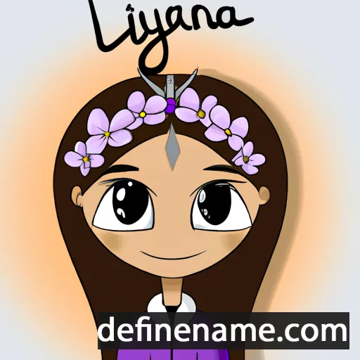 Lilyana cartoon